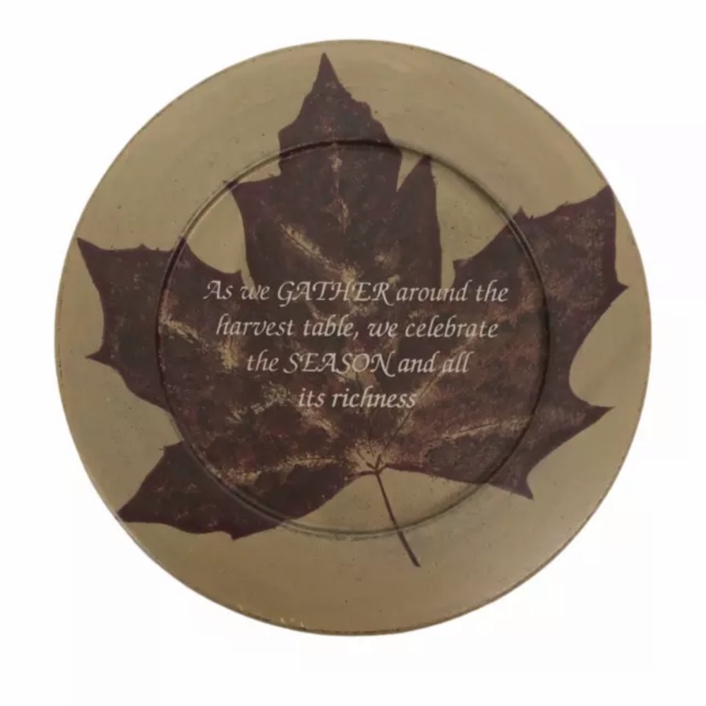 Hearthside Collection Thanksgiving Fall Plate Joni Martin Design